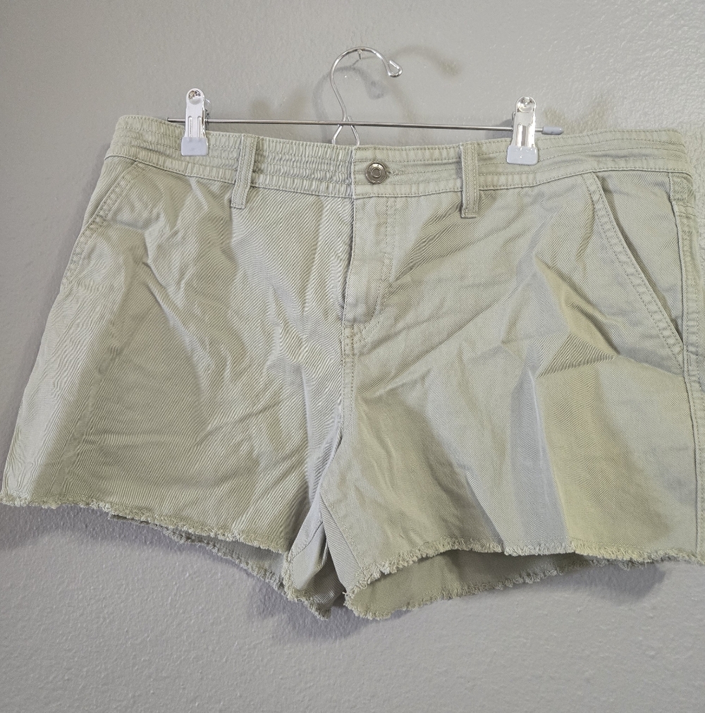 Womens Prana Sancho Shorts Organic Cotton Size 14